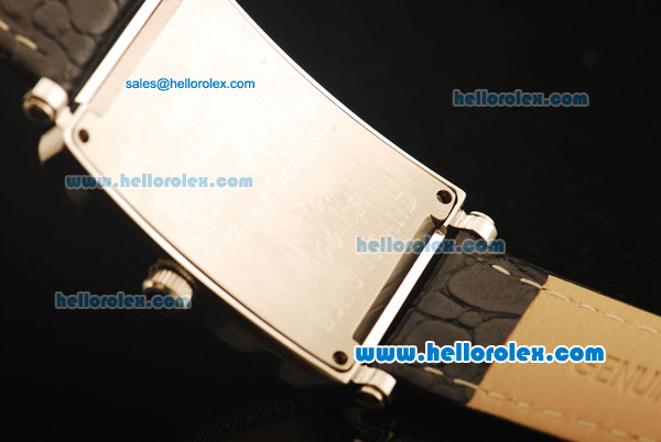 Franck Muller Long Island Swiss ETA Quartz Movement Steel Case with Diamond Bezel and White Dial - Click Image to Close